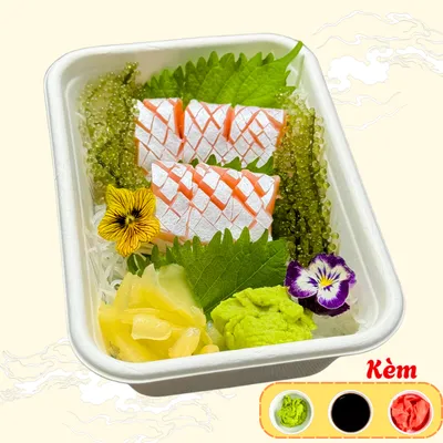 Set fillet bụng cá hồi Nauy 100gr