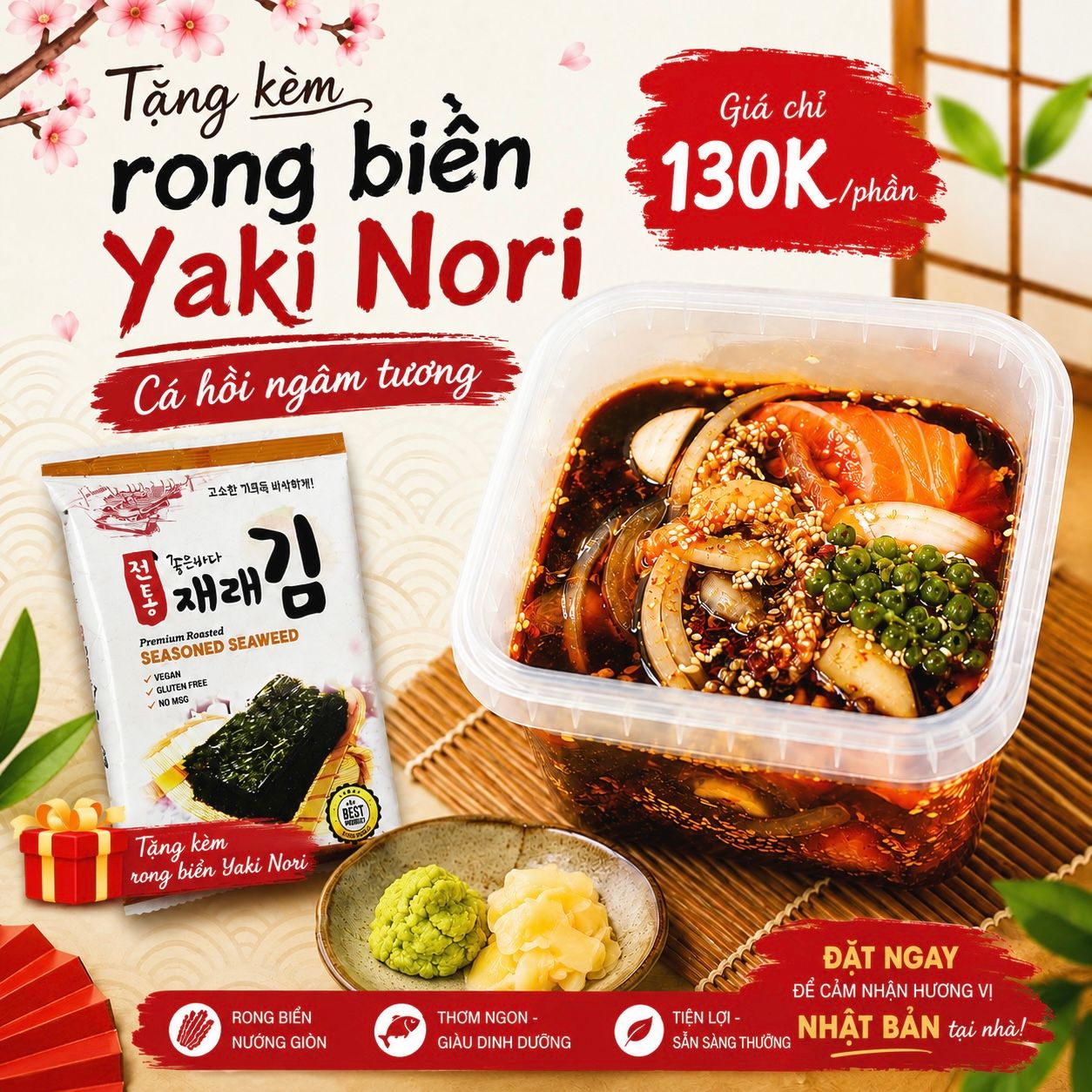 Cá hồi ngâm tương