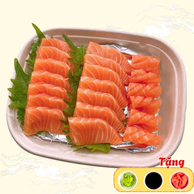 Set fillet thân cá hồi Nauy 300gr