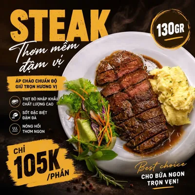 Beefsteak bò Mỹ
