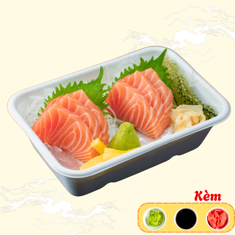 Set fillet thân cá hồi Nauy 100gr