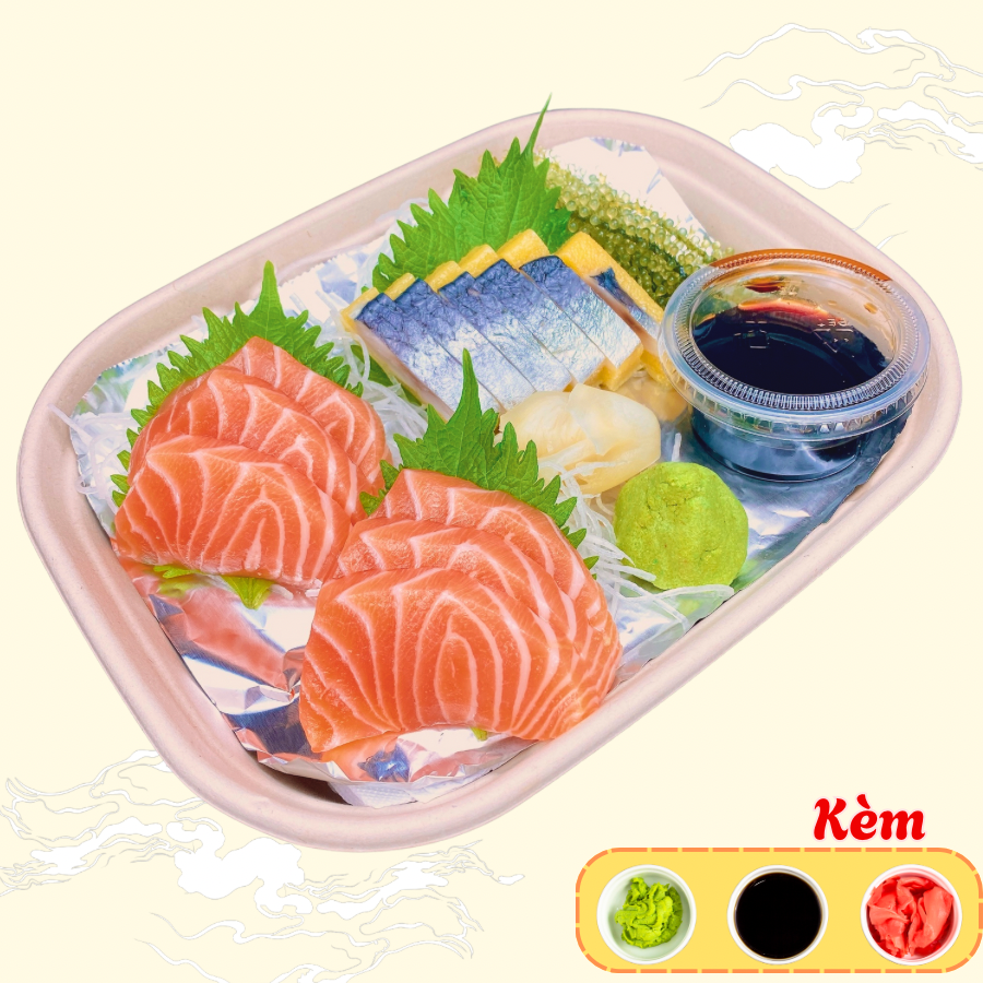 Combo cá hồi - cá trích